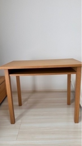 無印良品　オーク　勉強机　椅子