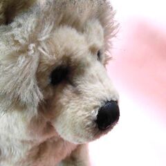 英国製（英国S.R.L社　MODEL NEWJOCK LINE）シベリアンハスキー犬のぬいぐるみ（中古品）の画像