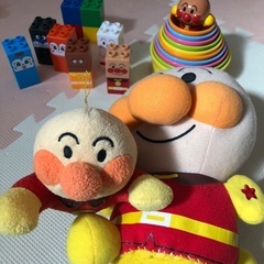 アンパンマン　ブロック　積み重ねカップ　ぬいぐるみ　セット