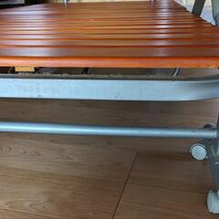 すのこ折りたたみベッドの画像