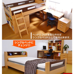 組み合わせデスク※ベットのみ