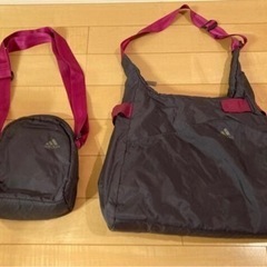 adidasアディダス　スポーツバッグ  ２個セットの画像