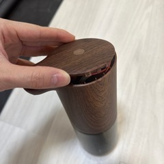 自動アルコールディスペンサー おしゃれ　木目の画像