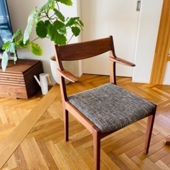 掲載4月9日まで◆6万円→３万円◆大川家具　ダイニングセットの画像
