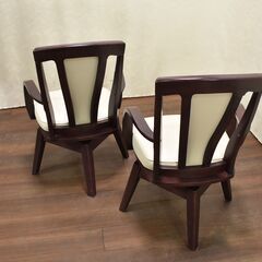 【3/29受渡予定】≪zyt1325ジ≫ 東京インテリア 回転アームチェア LOOP3/ループ3 2脚セット ダイニングチェア 肘付き TII/ティアイアイ 60203-04の画像