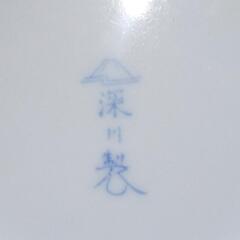 宮内庁御用達 深川製 青磁 菊紋 2対 花瓶 セット 木箱付き 未使用品 新品 検) 深川製磁 深川 香蘭社 大倉陶園 有田焼の画像