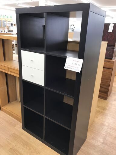 ★ジモティ割あり★  収納棚　シェルフ ブラウン H150×W79×D39 クリーニング済み KJ4314