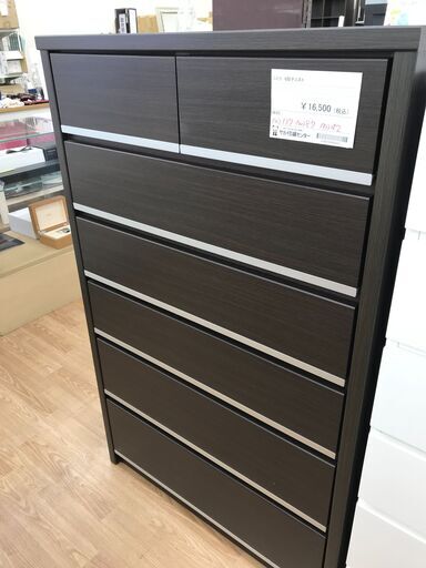 ★ジモティ割あり★ ニトリ チェスト ブラウン H137×W7×D42 クリーニング済み KJ4315