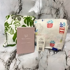 ❤️新品未使用❤️おくるみ ガーゼ 2枚セット 約120×110...
