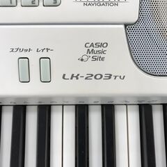 ★ジモティ割あり★ CASIO 電子ピアノ　LK‐203TV  H75×W85×D75 クリーニング済み KJ4320の画像