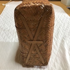 竹籠　取手つきの画像