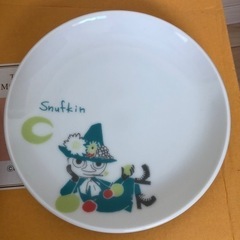 ムーミンペアカップ、小皿、カゴセットの画像