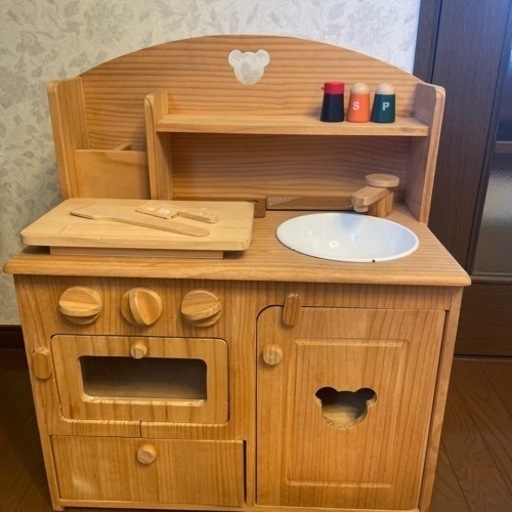 トッドル社の木製おままごとキッチンセット