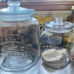 🫙ガラスの容器　🫙大小セット🫙クッキージャー