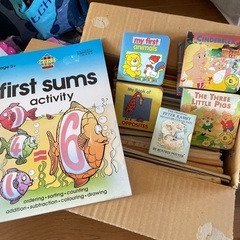 英語の巨大絵本などたくさん