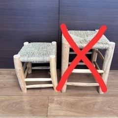 モロッコ製ドーム木チェア小