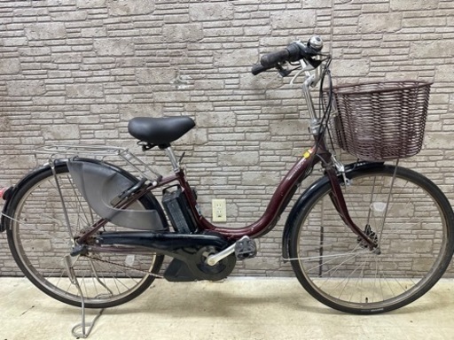 東京23区配達無料　新基準　ヤマハ　パスナチュラ　8.7Ah リチウム 電動自転車 中古 1908