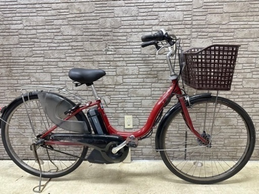 東京23区配達無料　新基準　ヤマハ　パスナチュラ　6.6Ah リチウム 電動自転車 中古 1935