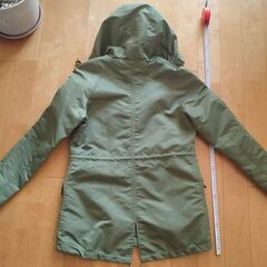 『大特価』春秋　ZARA BASIC コート　フード付き  S  ザラベーシックの画像