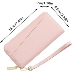 お値下げしました❤️美品❤️財布 レディース 新品 長財布 ピンク 大容量 の画像