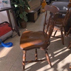 アンティーク 椅子 キツツキマーク ※2400010324352の画像