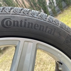 225 45r18 コンチネンタルスノータイヤ　バイキングコンタクト7 ホイール付き(4本セット)の画像