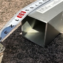 40mm アルミ　角パイプ　約80cmの画像