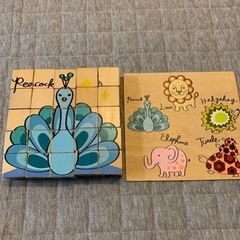 jeu avec des blocs ブロック　おもちゃの画像