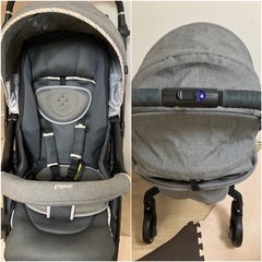 【ほぼ新品】ピジョン ランフィ リノン RB1LZ A型ベビーカーの画像