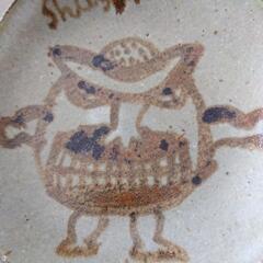 大分県在住 陶芸アーティスト 中野マーク周作氏の作品 小皿【未使用】の画像