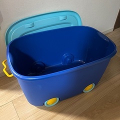 ニトリの子供用収納ケース(おもちゃ箱)の画像