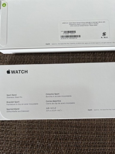 値下げしました【未使用】Apple Watch アップルウォッチ Series 9 GPSモデル MR8X3J/A 41mm ミッドナ