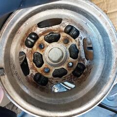 🆕10インチアルミホイール1本PCD110 3.5B✕10 50 4穴 ハブ径54 DAIHATSUセンターキャップ🆕の画像