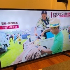 【交渉中】50V型4K液晶テレビ（2017年製）の画像