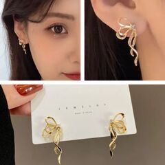 スタッドピアス アシンメトリー（新品）の画像