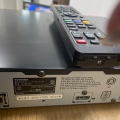 REGZA ブルーレイレコーダーD-BZ500の画像