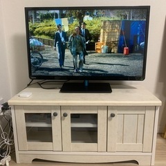 【2/27午前中まで】ニトリ　カントリー調テレビ台の画像