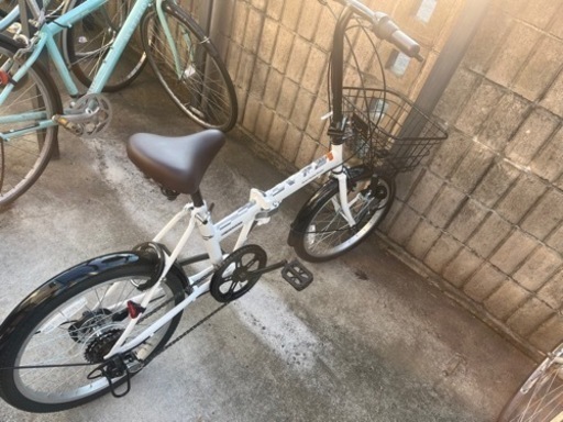 【一度のみ使用】値下げしました折りたたみタイヤ20インチ自転車