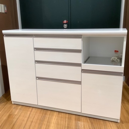 【トレファク神戸南店】キッチンカウンター ホワイト【取りに来られる方限定】