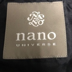 【無償】nano universe ダウンジャケット（メンズ）の画像