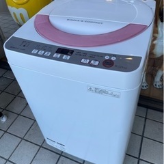 SHARP シャープ 洗濯機 16年製 ES-GE60R-P 0212-82
