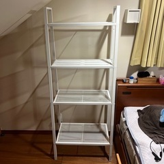 収納ラック4段　白/white