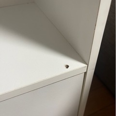 ニトリ　白い棚の画像