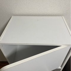 ニトリ　白い棚の画像