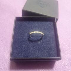 ダイアモンドハーフエタニティリング0.2ct