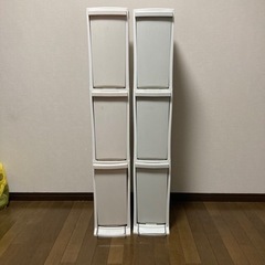 【決まりました】三段ゴミ箱×2