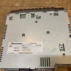 [値下げ］CDプレーヤー&ラジオ カロッツエリア　DEH-110 Pioneer 中古品の画像