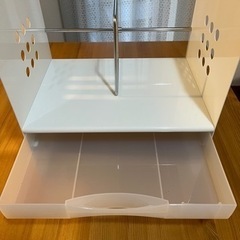 デスク用の棚　引き出し付き　の画像
