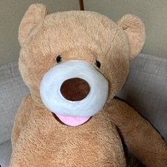 飼い主決まりました。くまのぬいぐるみ　特大の画像