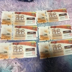 ビール共通券ビン633㎖2本